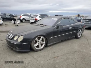 2001 Mercedes-Benz CL with VIN WDBPJ78J11A014582, listed as a Copart auction lot 82035534 with Not Provided miles and Clean Title. Bid and sale history available at carsss.com. Image 1.