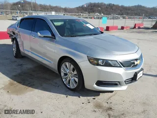 2018 Chevrolet Impala Premier with VIN 2G1125S39J9105591, listed as a IAAI auction lot 41785131 with 150,012 mi miles. Bid and sale history available at carsss.com. Image 1.