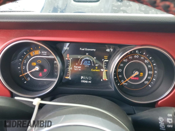 2023 Jeep Wrangler Rubicon Farout с VIN 1C4JJXFM8PW607906, выставлен на аукционе Copart как лот 77899364 с пробегом 19 046 миль миль и Списание • Salvage title. История ставок и продаж доступна на DreamBid. Изображение 9.