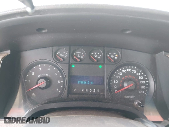 2009 Ford F-150 XL with VIN 1FTRF14W89KC08249, listed as a IAAI auction lot 42284374 with 278,826 mi miles and . Bid and sale history available at DreamBid. Image 7.