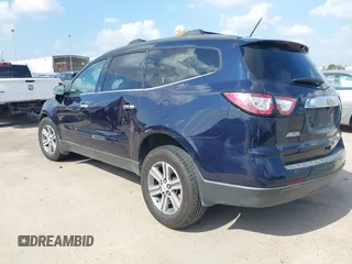 2015 Chevrolet Traverse LT with VIN 1GNKRHKD4FJ296745, listed as a IAAI auction lot 42334324 with 139,386 mi miles and . Bid and sale history available at DreamBid. Image 3.