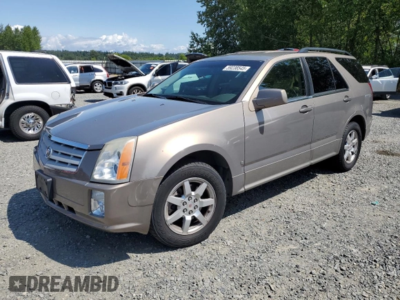 2008 Cadillac SRX RWD z VIN 1GYEE637780164161, wystawiony jako Copart lot #59238545 z przebiegiem 93 717 mil mil oraz Czysty tytuł • Clean title. Historia ofert i sprzedaży dostępna na DreamBid. Obrazek 1.