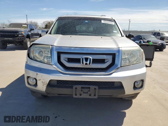 2011 Honda Pilot EX-L with VIN 5FNYF4H55BB079940, listed as a Copart auction lot 48995935 with 279,722 mi miles and Salvage Title. Bid and sale history available at carsss.com. Image 5.
