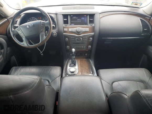 2012 Infiniti QX56 7-passenger with VIN JN8AZ2NE8C9019622, listed as a Copart auction lot 73304764 with 212,344 mi miles and Salvage Title. Bid and sale history available at carsss.com. Image 8.