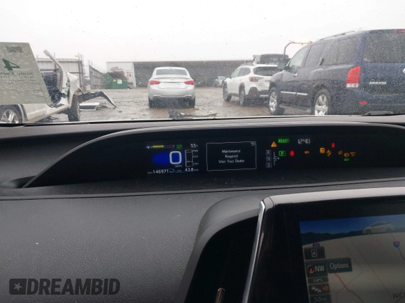 2018 Toyota Prius Two with VIN JTDKARFU1J3547489, listed as a IAAI auction lot 41405605 with 146,971 mi miles. Bid and sale history available at carsss.com. Image 7.