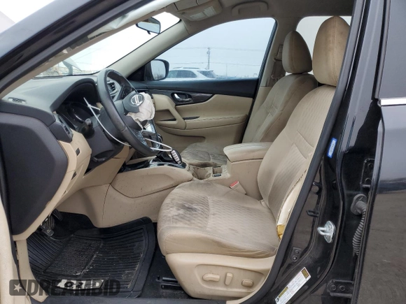 2017 Nissan Rogue SV with VIN 5N1AT2MN4HC738063, listed as a Copart auction lot 43850265 with 133,039 mi miles and Salvage Title. Bid and sale history available at carsss.com. Image 7.