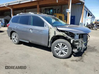2017 Nissan Pathfinder SL with VIN 5N1DR2MM3HC646459, listed as a Copart auction lot 50371155 with 72,420 mi miles and Salvage Title. Bid and sale history available at DreamBid. Image 4.