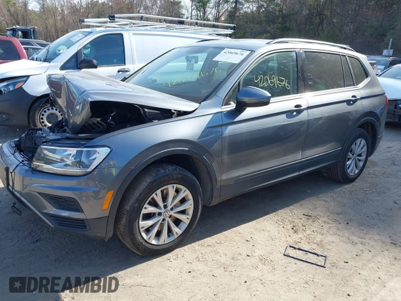 2019 Volkswagen Tiguan S with VIN 3VV0B7AX0KM119702, listed as a IAAI auction lot 42069676 with 69,637 mi miles and . Bid and sale history available at DreamBid. Image 19.