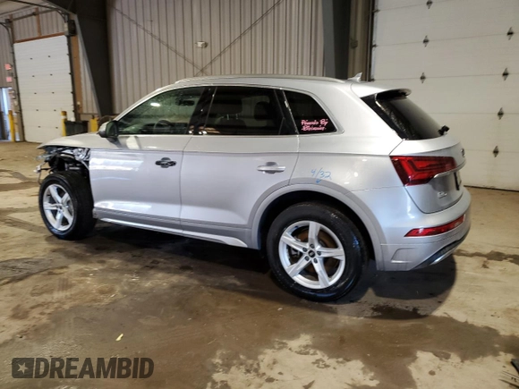 2023 Audi Q5 Premium with VIN WA1ABAFY4P2132317, listed as a Copart auction lot 47822985 with 24,818 mi miles and Salvage Title. Bid and sale history available at carsss.com. Image 2.