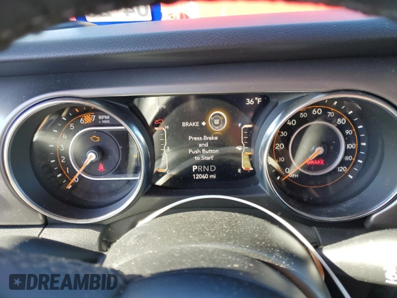2021 Jeep Wrangler 80th Anniversary with VIN 1C4GJXAN1MW818256, listed as a Copart auction lot 84549944 with 12,060 mi miles and Clean Title. Bid and sale history available at DreamBid. Image 9.