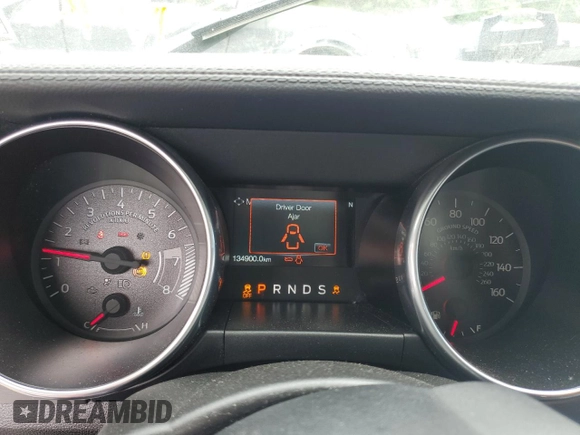 2021 Ford Mustang GT with VIN 1FA6P8CF4M5116482, listed as a Copart auction lot 54731445 with 134,900 mi miles and Salvage title. Bid and sale history available at DreamBid. Image 9.