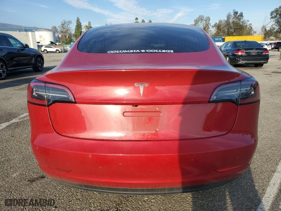 2018 Tesla Model 3 Long Range Battery with VIN 5YJ3E1EA5JF046206, listed as a Copart auction lot 45583725 with 78,083 mi miles and Salvage Title. Bid and sale history available at carsss.com. Image 6.