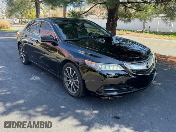 2017 Acura TLX V6 w/Technology Pkg with VIN 19UUB3F59HA000800, listed as a Copart auction lot 52545635 with 155,312 mi miles and Clean Title. Bid and sale history available at carsss.com. Image 1.