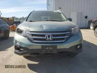 2012 Honda CR-V EX-L with VIN 2HKRM4H74CH608390, listed as a Copart auction lot 54158905 with 114,495 mi miles and Salvage Title. Bid and sale history available at DreamBid. Image 5.