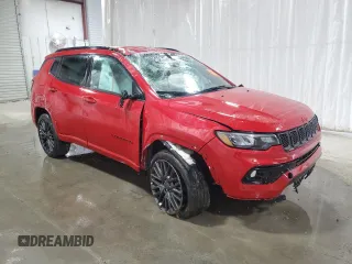 2023 Jeep Compass (RED) Edition with VIN 3C4NJDCN2PT511644, listed as a Copart auction lot 50709835 with 46,559 mi miles and Non Repairable. Bid and sale history available at carsss.com. Image 4.