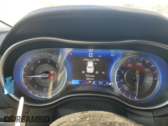 2019 Chrysler 300 Limited with VIN 2C3CCAEG4KH609711, listed as a Copart auction lot 44862985 with 56,613 mi miles and Salvage Title. Bid and sale history available at DreamBid. Image 9.