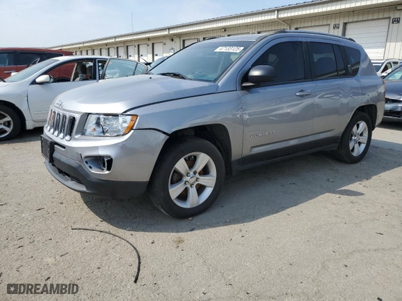 2016 Jeep Compass Sport with VIN 1C4NJDBB9GD713409, listed as a Copart auction lot 47133125 with 146,063 mi miles and Salvage Title. Bid and sale history available at carsss.com. Image 1.