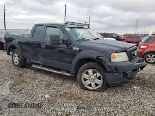 2007 Ford F-150 XLT with VIN 1FTPX14V77FB66951, listed as a Copart auction lot 82401734 with 147,373 mi miles and Salvage Title. Bid and sale history available at carsss.com. Image 4.