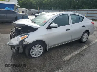 2017 Nissan Versa S with VIN 3N1CN7AP7HL804963, listed as a Copart auction lot 60557155 with 124,011 mi miles and Salvage title. Bid and sale history available at DreamBid. Image 1.