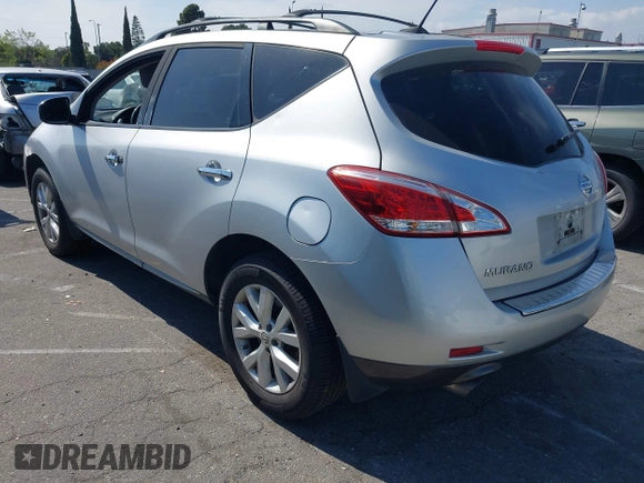 2011 Nissan Murano LE with VIN JN8AZ1MU3BW068665, listed as a IAAI auction lot 42173355 with 181,183 mi miles and . Bid and sale history available at carsss.com. Image 3.