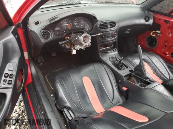 1993 Honda del Sol S with VIN JHMEG1143PS000418, listed as a Copart auction lot 87465694 with 156,826 mi miles and Salvage Title. Bid and sale history available at carsss.com. Image 8.