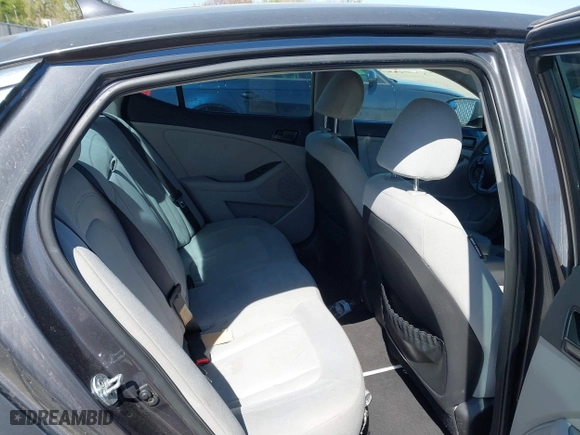 2011 Kia Optima LX with VIN KNAGM4A78B5066644, listed as a IAAI auction lot 42011172 with 172,862 mi miles. Bid and sale history available at carsss.com. Image 8.