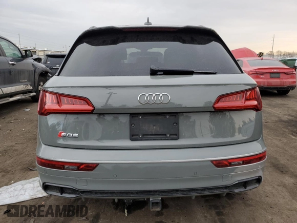 2019 Audi SQ5 Premium Plus with VIN WA1B4AFY5K2047400, listed as a Copart auction lot 46266904 with 24,304 mi miles and . Bid and sale history available at DreamBid. Image 6.