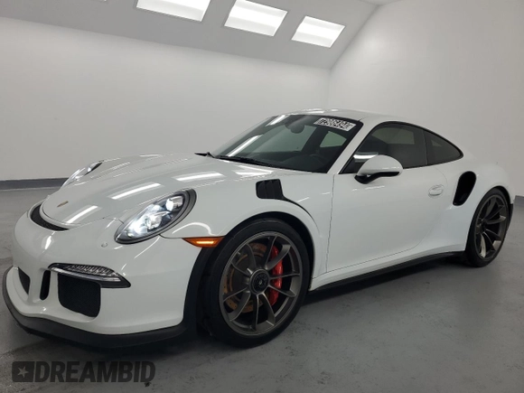 2016 Porsche 911 GT3 RS with VIN WP0AF2A90GS193292, listed as a Copart auction lot 72986494 with 10,439 mi miles and Clean Title. Bid and sale history available at carsss.com. Image 1.