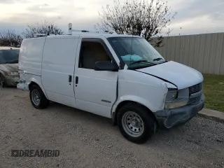 1998 Chevrolet Astro Cargo Van with VIN 1GCDM19W3WB101873, listed as a Copart auction lot 83349264 with 0 mi miles and Salvage Title. Bid and sale history available at carsss.com. Image 4.