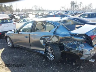 2020 Infiniti Q50 Luxe with VIN JN1EV7AP6LM201347, listed as a IAAI auction lot 41541566 with 29,697 mi miles and . Bid and sale history available at DreamBid. Image 14.