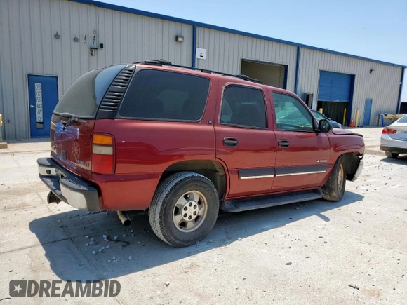 2002 Chevrolet Tahoe LS with VIN 1GNEC13Z82R287588, listed as a Copart auction lot 59098765 with 289,133 mi miles and Salvage title. Bid and sale history available at DreamBid. Image 3.