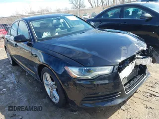 2012 Audi A6 3.0T Premium Plus with VIN WAUBGAFC0CN005392, listed as a IAAI auction lot 41815395 with 104,048 mi miles. Bid and sale history available at carsss.com. Image 1.