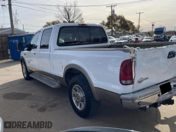 2005 Ford F-250 XL with VIN 1FTSW20P65EA81905, listed as a Copart auction lot 85047324 with 361,841 mi miles and Clean Title. Bid and sale history available at DreamBid. Image 3.