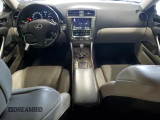 2009 Lexus IS 250 with VIN JTHCK262295028568, listed as a Copart auction lot 60450065 with 106,387 mi miles and Salvage title. Bid and sale history available at DreamBid. Image 8.