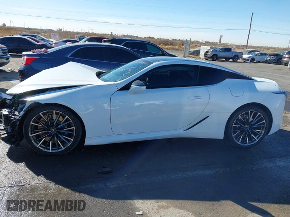 2024 Lexus LC with VIN JTHBP5AY8RA110323, listed as a IAAI auction lot 41097183 with 8,319 mi miles. Bid and sale history available at carsss.com. Image 15.