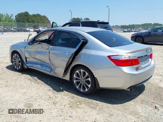 2013 Honda Accord Sport with VIN 1HGCR2F57DA156040, listed as a IAAI auction lot 42139614 with 129,771 mi miles and . Bid and sale history available at DreamBid. Image 3.