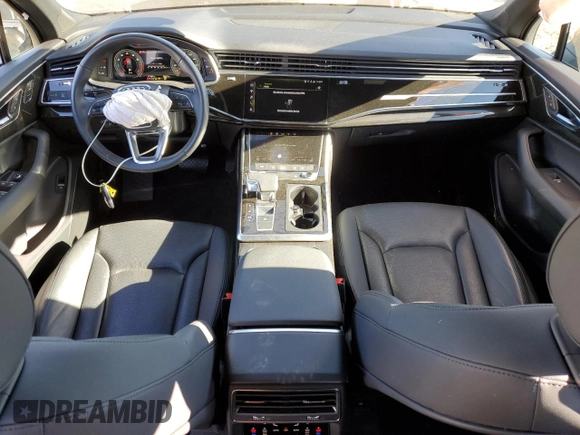 2022 Audi Q7 Premium Plus with VIN WA1LJBF73ND010512, listed as a Copart auction lot 84026954 with 17,385 mi miles and Salvage title. Bid and sale history available at DreamBid. Image 8.