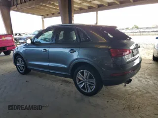 2018 Audi Q3 Premium with VIN WA1ECCFS1JR007540, listed as a Copart auction lot 62449775 with 118,766 mi miles and Salvage title. Bid and sale history available at DreamBid. Image 2.