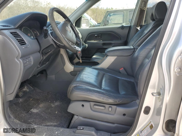 2007 Honda Pilot EX-L with VIN 5FNYF18517B009082, listed as a Copart auction lot 46277405 with 133,530 mi miles and Salvage Title. Bid and sale history available at carsss.com. Image 7.