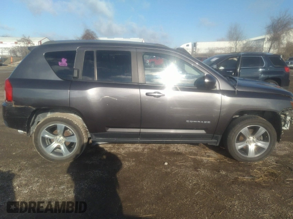 2017 Jeep Compass High Altitude with VIN 1C4NJCEBXHD199867, listed as a IAAI auction lot 41135041 with 159,370 mi miles. Bid and sale history available at carsss.com. Image 13.