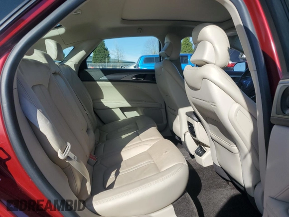 2017 Lincoln MKZ Hybrid Reserve with VIN 3LN6L5MU1HR659854, listed as a Copart auction lot 50583535 with 53,982 mi miles and Salvage Title. Bid and sale history available at DreamBid. Image 10.