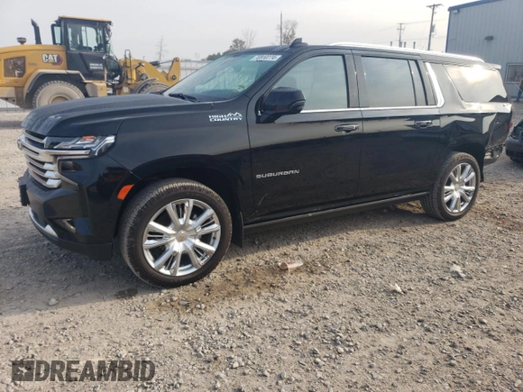 2022 Chevrolet Suburban High Country with VIN 1GNSKGKL4NR149167, listed as a Copart auction lot 70810774 with 54,817 mi miles and Salvage Title. Bid and sale history available at DreamBid. Image 1.