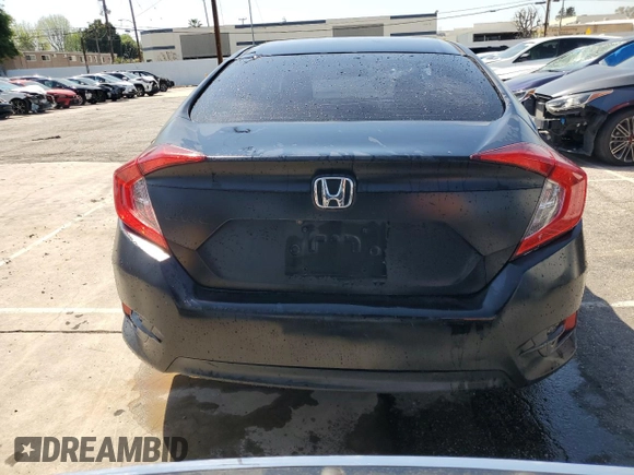 2016 Honda Civic Sedan LX with VIN 2HGFC2F55GH568199, listed as a Copart auction lot 51099745 with 153,952 mi miles and Clean Title. Bid and sale history available at carsss.com. Image 6.