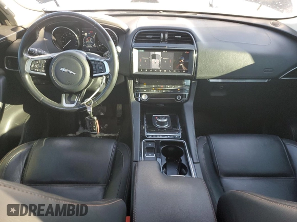2020 Jaguar F-Pace 30t Prestige with VIN SADCK2GX0LA639228, listed as a Copart auction lot 88214485 with 76,447 mi miles and Salvage Title. Bid and sale history available at DreamBid. Image 8.