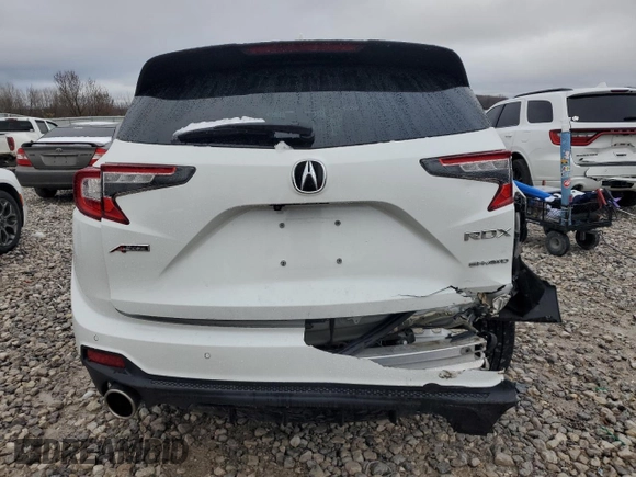 2022 Acura RDX PMC Edition with VIN 5J8TC2H83NL011656, listed as a Copart auction lot 81291204 with 44,953 mi miles and Salvage Title. Bid and sale history available at carsss.com. Image 6.