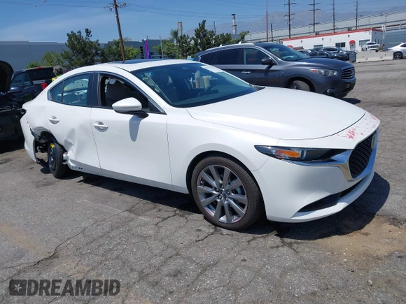 2024 Mazda 3 S Preferred with VIN 3MZBPACMXRM420901, listed as a IAAI auction lot 42101021 with 6,443 mi miles and . Bid and sale history available at DreamBid. Image 1.