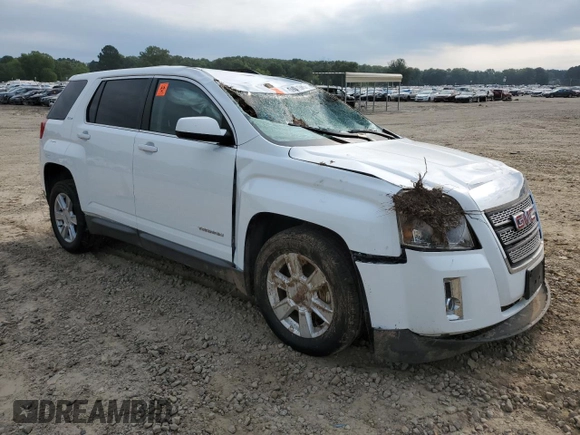 2013 GMC Terrain SLE with VIN 2GKALMEK7D6361885, listed as a Copart auction lot 59051385 with 101,673 mi miles and Salvage title. Bid and sale history available at DreamBid. Image 4.