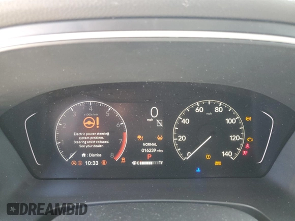 2024 Honda Pilot EX-L with VIN 5FNYG1H43RB018549, listed as a Copart auction lot 56435985 with 16,239 mi miles and Salvage title. Bid and sale history available at DreamBid. Image 9.