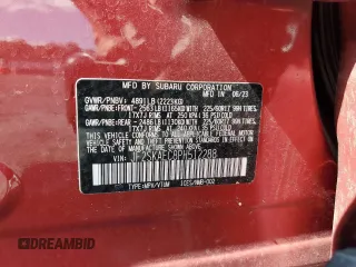 2023 Subaru Forester Premium z VIN JF2SKAEC8PH512288, wystawiony jako Copart lot #62485005 z przebiegiem 18 263 mil mil oraz Szkoda całkowita • Salvage title. Historia ofert i sprzedaży dostępna na DreamBid. Obrazek 13.