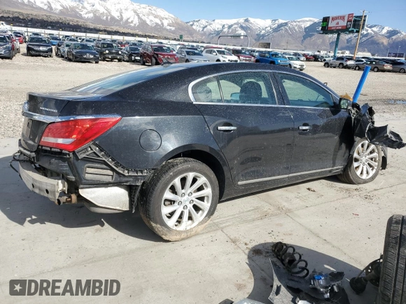 2014 Buick LaCrosse Leather with VIN 1G4GB5G37EF277461, listed as a Copart auction lot 49537795 with 165,043 mi miles and Salvage Title. Bid and sale history available at DreamBid. Image 3.